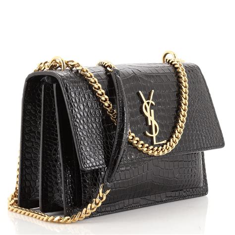 saint laurent bag crocodile